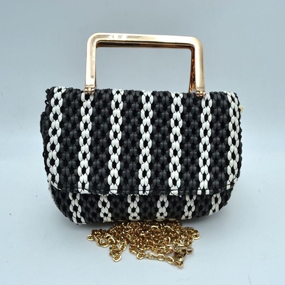 Cute Woven Mini Satchel 